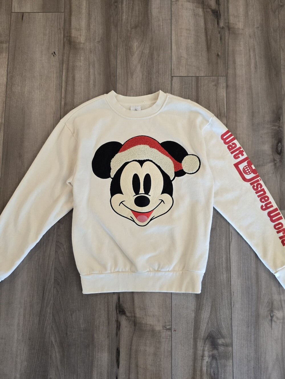 WALT DISNEY WORLD Mickey Santa Sweatshirt